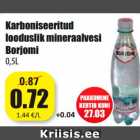 Allahindlus - Karboniseeritud
looduslik mineraalvesi
Borjomi
0,5L