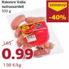 Allahindlus - Rakvere Valla
suitsusardell
500 g