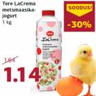 Allahindlus - Tere LaCrema
metsmaasikajogurt
1 kg