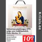 Allahindlus - Saksamaa poolmagus KPN valge vein Liebfraumilch, Peter Mertes, 3 l