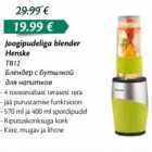 Joogipudeliga blender Henske