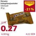 Kàrums kohupiimajuustuke šokolaadi 45 g