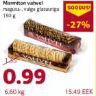 Marmiton vahvel magusa-, valge glasuuriga 150 g