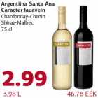 Allahindlus - Argentiina Santa Ana Caracter lauavein Chardonnay-Chenin Shiraz-Malbec 75 cl