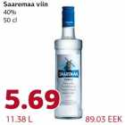 Allahindlus - Saaremaa viin 40% 50 cl