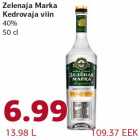 Zelenaja Marka Kedrovaja viin 40% 50 cl