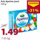 Allahindlus - Arla Apetina juust
200 g