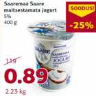 Saaremaa Saare
maitsestamata jogurt