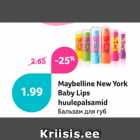 Allahindlus - Maybelline  New York Baby Lips huulepalsamid