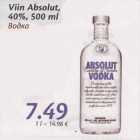 Allahindlus - Viin Absolut