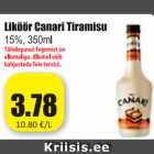 Allahindlus - Liköör Canari Tiramisu