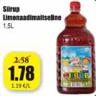 Allahindlus - Siirup Limonaadimaitseline 1,5 l