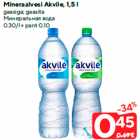 Mineraalvesi Akvile, 1,5 l

