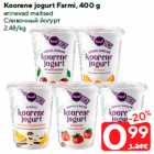 Koorene jogurt Farmi, 400 g

