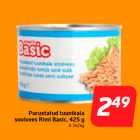 Allahindlus - Purustatud tuunikala
soolvees Rimi Basic, 425 g