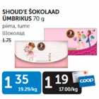 SHOUD´E ŠOKOLAAD ÜMBRIKUS 70 G