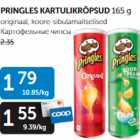 PRINGLES KARTULIKRÕPSUD 165 g