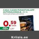 Allahindlus - CASA CLEAN PUHASTUSLAPP
AUTOSALONGILE, 20 tk