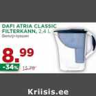 Allahindlus - DAFI ATRIA CLASSIC
FILTERKANN, 2,4 L