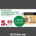 Allahindlus - GLISS KUR
ULTIMATE OIL ELIX
JUUKSEMASK, 200 ml