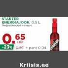 Allahindlus - STARTER
ENERGIAJOOK, 0,5