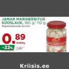 JAMAR MARINEERITUD
KÜÜSLAUK, 180 g/ 110 g