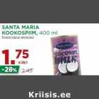 Allahindlus - SANTA MARIA
KOOKOSPIIM, 400 ml