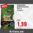 Allahindlus - ORGANIC
APRIKOOSID
150 g