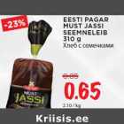 Allahindlus - EESTI PAGAR
MUST JASSI
SEEMNELEIB
310 g