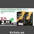 Allahindlus - KULTA KATRIINA KOHV, 500 g
kannukohv, filterkohv