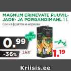 Allahindlus - MAGNUM ERINEVATE PUUVILJADE-
JA PORGANDIMAHL 1 L