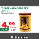 Allahindlus - TÜRGI KAKAOPULBER
250 g