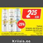 Allahindlus - Pantene
šampoon, 250 ml/9.00/l
ja palsam, 250 ml/11.25/l