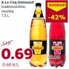 Allahindlus - A.Le Coq limonaad