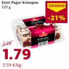 Allahindlus - Eesti Pagar Kräsupea
320 g