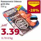 Allahindlus - Rannarootsi Odessa
grill-liha
500 g