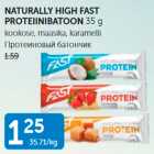 NATURALLY HIGH FAST PROTEIINIBATOON 35 G