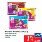 Kiisueine Whiskas, 4 x 100 g

