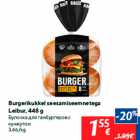 Burgerikukkel seesamiseemnetega
Leibur, 448 g
