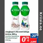 Joogijogurt chia seemnetega
Activia, 280 g

