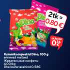 Kummikompvekid Dino, 100 g
