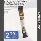 ELPOZO FUETEC IBERICO TOORSALAAMI 150 G