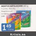 MENTOS NÄTSUKOMM 160 G