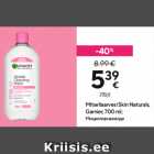 Mitsellaarvesi Skin Naturals,
Garnier, 700 ml
