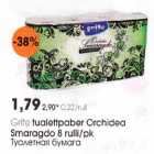 Allahindlus - Gritе tualettpaber Orchidea Smaragdo 8 rulli/pk