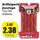 Allahindlus - Grillsigarid
juustuga