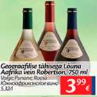 Allahindlus - Geograafilise tähisega Lõuna Aafrika vein Robertson, 750 ml