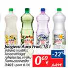 Allahindlus - Joogivesi Aura Fruit, 1,5 l