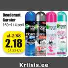 Deodorant Garnier