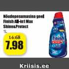 Nõudepesumasina geel Finish All-in-1 Max Shine&Protect 1 l